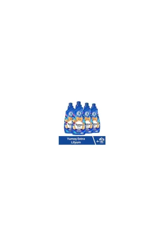 Mara yumuşatıcılilyum Extra Lilyum Konsantre Çamaşır Yumuşatıcı 1440 Ml 60 Yıkama X 4 Adet