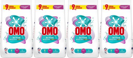 Matik Toz Çamaşır Deterjanı 36KG Beyazlar ve Renkliler (240 Yıkama) (4PK*9KG)