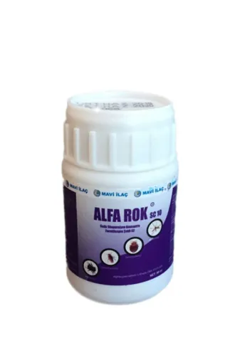 MAVİ İLAÇ ALFAROK50ML Alfa Rok Sc 10 Haşere Hamamböceği Sinek Ilacı