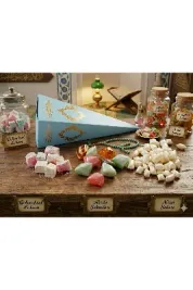 Mavi Kutulu Kuş Lokumlu Mevlüt Şekeri 50 Adet
