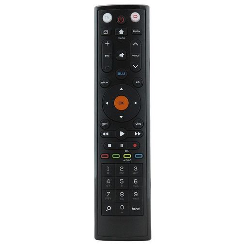 Maza-Mapp 1705 D-Smart 2017 HD Blue Uydu Alıcı Kumandası (Uzun)