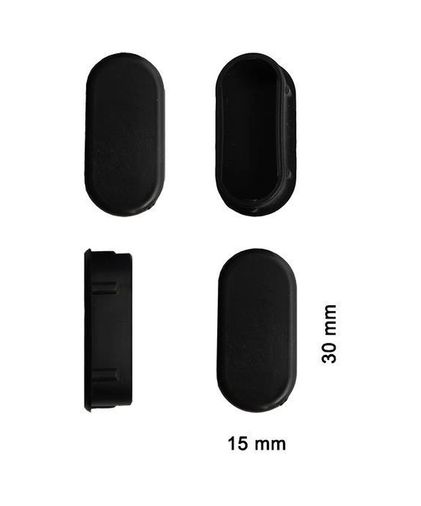 Mbb E-ticaret MEY019996670071390-BLMY Mey İthalat Oval Profil İç Tapa 15X30 Mm 4 Adet Diğer