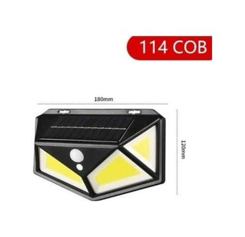 Mbb E-ticaret MEY0256274997692-BLMY Mey İthalat Hareket Sensörlü Bahçe Lambası 114 Led 3 Mod Diğer