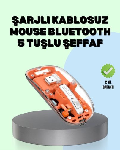 Mbb E-ticaret TRİTHLTXUCZPG9010MOUSEEEEEEE-2-BLNCCC Şarjlı Ergonomik Fare 1600 Dpı, Sessiz Tıklama Özellikli Diğer Çok Renkli