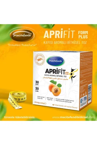 Mecitefendi 152017133-2 Aprifit Form Plus Toz 240 Gr Kayısılı 3'lü Paket - 3 Kutu (90 Şase)