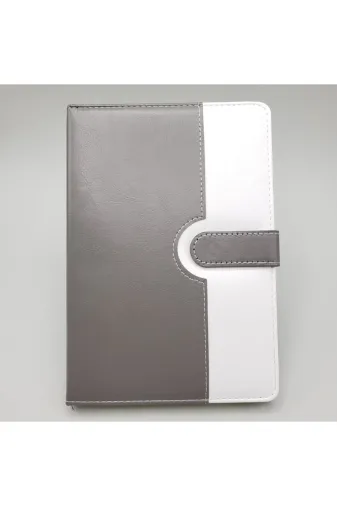 MEKs TTT-24242450372 Tarihsiz Ajanda Defter Beyaz Gri Renk