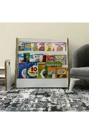 Melis 3 Raflı Kitaplık - Bebek Çocuk Oyun Odası Melis 3 Raflı Montessori Kitaplık