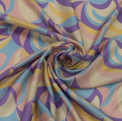 Melodi Lila Rüyası 16 Momme %100 Twill İpek Eşarp 90x90