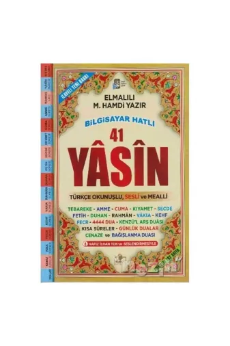 Merve Yayınları 470298 Fihristli 41 Yasin Bilgisayar Hatlı Türkçe Okunuşlu Ve Mealli (Orta Boy) (Kod: Yasin034