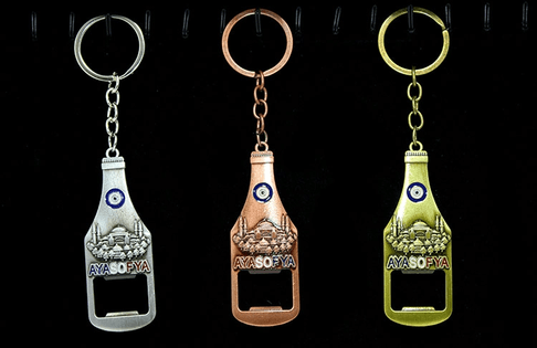 Metal Ayasofya Anahtarlık Ve Açacak Model 1