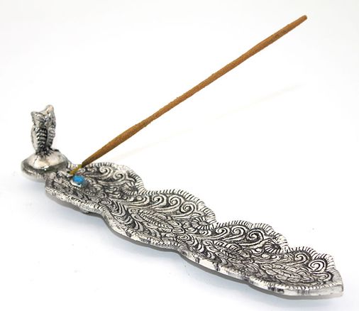 Metal Kayık Baykuş Tasarımı Tütsülük Model 2