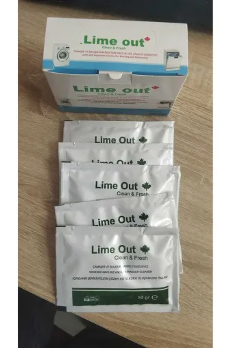 METİN ISITMA SOĞUTMA 263068049 Çamaşır Ve Bulaşık Makinesi Temizleyici Lime Out (5 Adet Paket Içi )