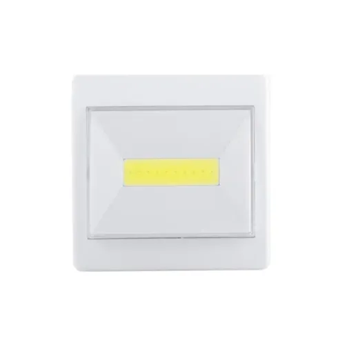 Mıknatıslı Yapışkanlı Cob Ledli Lamba 10 Cm Beyaz Işık