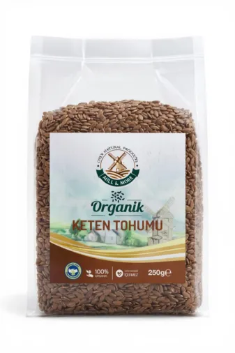 Mill & More Only Natural Products MM-8684438221286 Organik Keten Tohumu 250 G