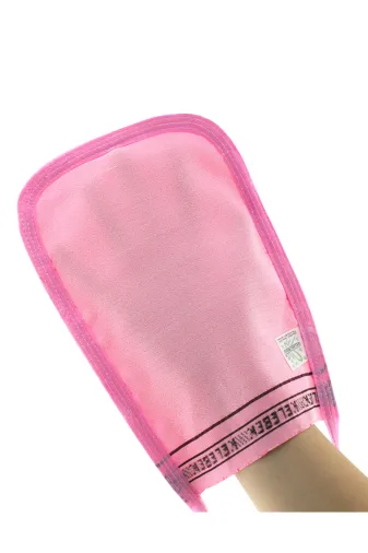 MİMOZA HOME COLLECTİON MHC040475 Standart Banyo Kesesi Pembe Hassas Ciltler Için, Hamam, Spa
