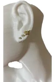 MİNİMAL KUTUP YILDIZI KIKIRDAK TRAGUS HELİX PEARSING KÜPE 316L ÇELİK