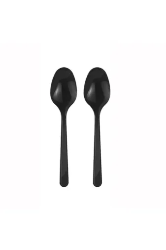 Miopack boordo5148413 Siyah Plastik  Kaşık 100 Adet
