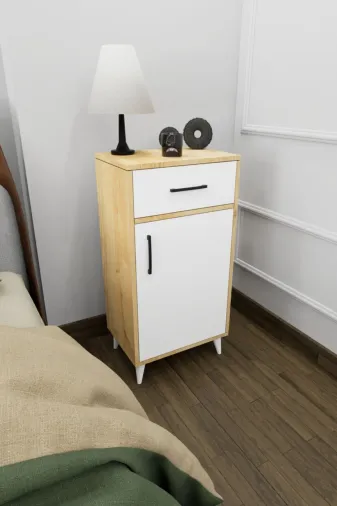 Mirobi MRB-1ÇKM-1KP-KMDN Nirev Dekoratif Komodin Rivoli