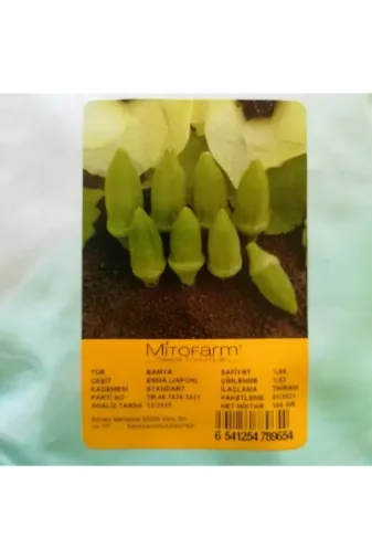 Mitofarm 9871556480407 Japon Bamya Tohumu 25Gr