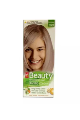 MM Beauty 02020928-0039 Beauty Bitkisel Saç Boyası M02 Platin