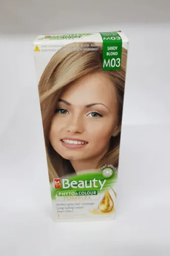 MM Beauty 3110403 Bitkisel Saç Boyası M03 Kumral Sarı