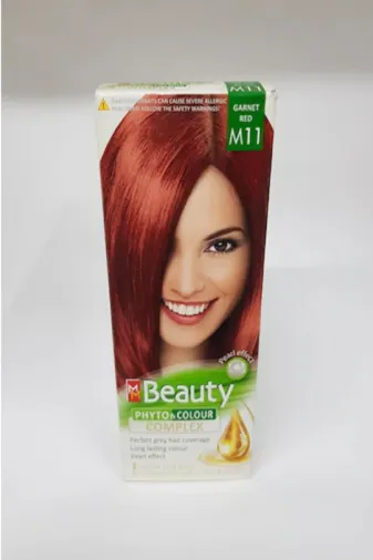 MM Beauty 3110411 Bitkisel Saç Boyası M11 Garnet Red (Aşk Alevi)