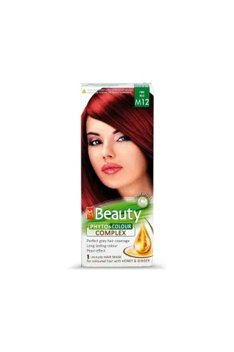 MM Beauty 3110412 Bitkisel Saç Boyası M12 Fire Red (Ateş Kızılı)