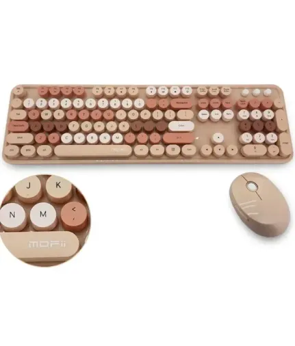 Mofii Kahverengi Sweet Dm Klavye Mouse Set