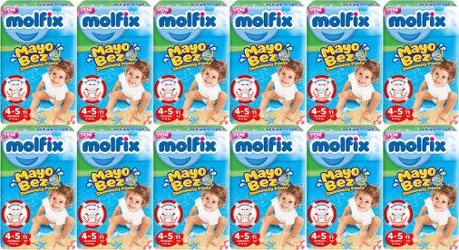 Molfix Swimming Pants Külot Mayo Bez Beden 4-5 (9-15 KG) 132 Adet