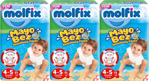 Molfix Swimming Pants Külot Mayo Bez Beden 4-5 (9-15 KG) 33 Adet