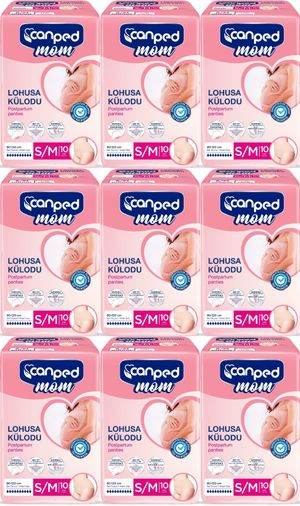 Mom Lohusa Külodu - Külot Bez S - Small - Küçük / M - Medium - Orta 90 Adet (9PK*10)