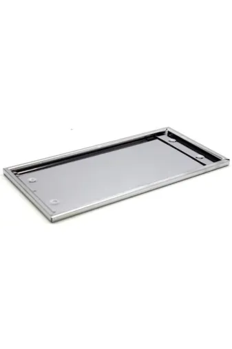 Monero MT003 Motosiklet Plakalık Paslanmaz Krom Saç 25Cm X 16Cm