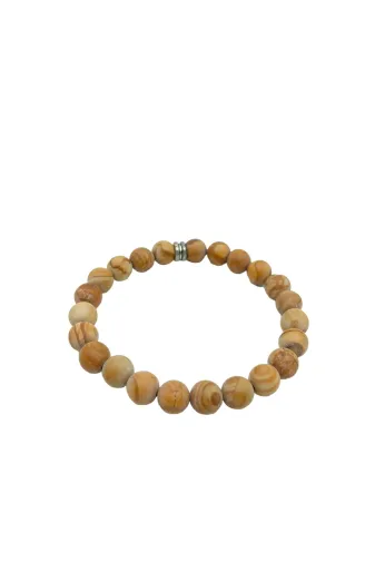 Moony Stone JSPRBLK Jasper Doğal Taş Bileklik