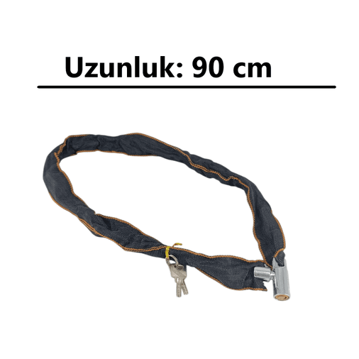 Mor Kayısı TURNA-1028 Smja Motosiklet, Scooter Ve Bisiklet Kilidi (Zincirli)
