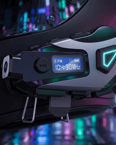 Motosiklet Kask Kulaklığı Bluetooth 5.3 Kamera ve FM Radyo Destekli