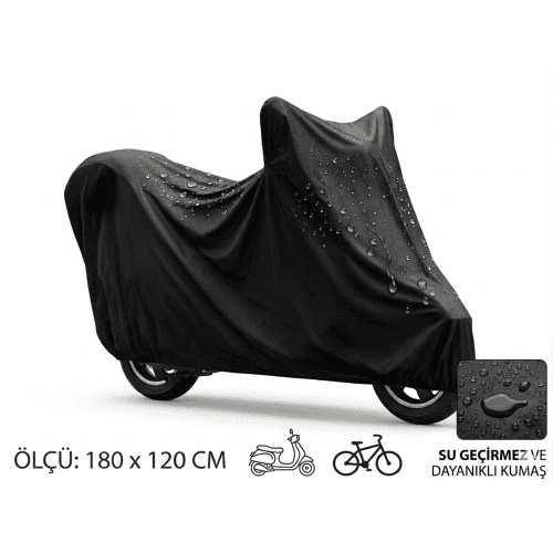 Motosiklet ve Scooter Koruma Brandası – Su ve Toz Geçirmez 180x120 cm