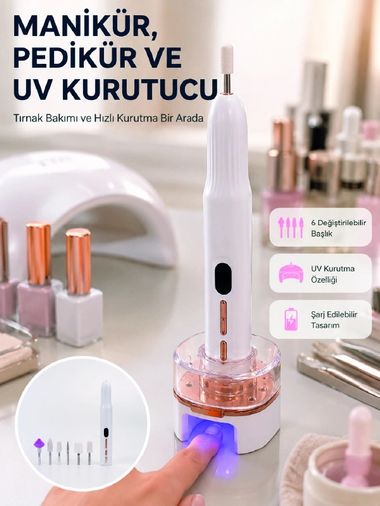 motto ticaret 132097967 Mey İthalat Jel Oje Kurutma Ve Tırnak Bakımı Cihazı