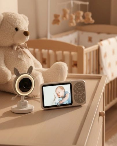 motto ticaret 132218339 Mey İthalat Gece Görüşlü Bebek Telsizi Besleme Hatırlatıcılı Lcd Ekran Yeni Nesil