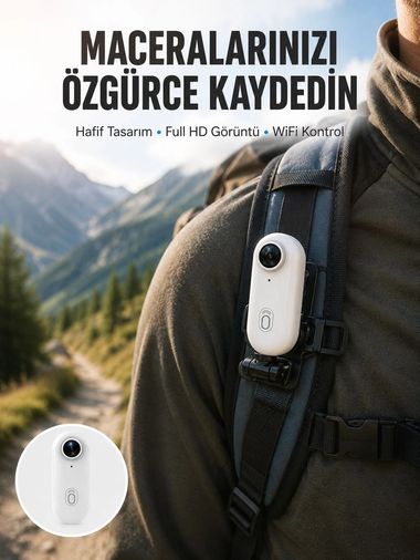 motto ticaret 132291853 Mey İthalat Geniş Açı Lensli Wifi Spor Ve Vlog Kamerası Yeni Nesil