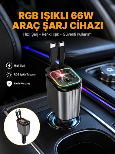 motto ticaret 132336739 Mey İthalat Kia, Seat, Mazda, Mitsubishi Araçlar İçin Çok Fonksiyonlu Araç Şarj Adaptörü Yeni Nesil