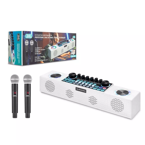 mOXg0KZ1dj Subzero Lsc10 Profosyonel Canlı Ses Kartı Bluetooth Müzik Kutusu