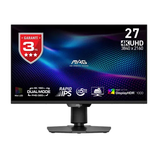 MSI MAG 274UPDF E16M 27" Mini-LED 4K 160Hz Gaming Monitör