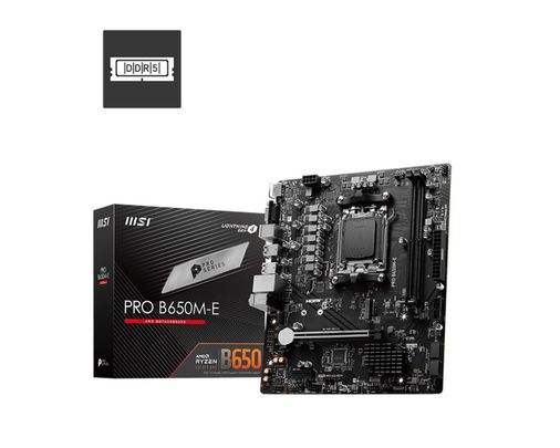 MSI Pro B650M-E DDR5 AM5 Anakart (VGA, HDMI)