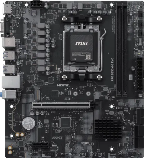 MSI PRO B850M-E EVO AM5 mATX Anakart