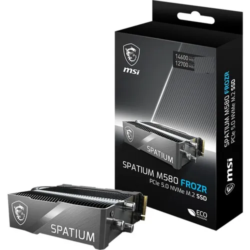 MSI Spatium M580 4TB PCIe 5.0 NVMe M.2 2280 SSD