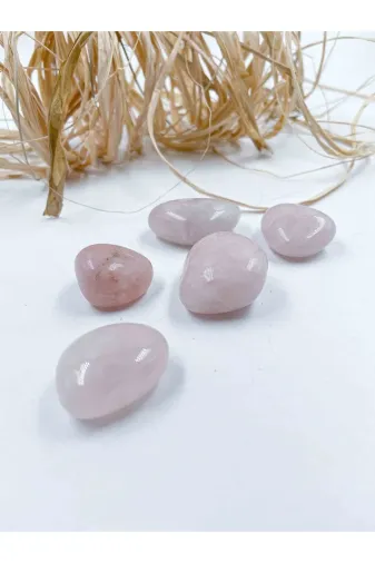 Mucize Taş TMBL4165 Pembe Kuvars Taşı Doğaltaş Tımbıl Parça