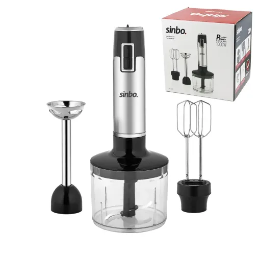 MULTİ TURBO EL BLENDER SETİ AYARLANABİLİR KADEME HIZ 700ML HAZNE SHB-3181 (4745)