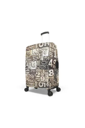 MY SARACİYE KILIF09 Rakamlar Valiz Koruyucu Kilif