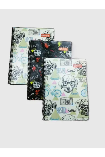 Mynote 851375464537 A4 80 Yaprak Pp Kapak Spiralli Çizgili Okul Defteri