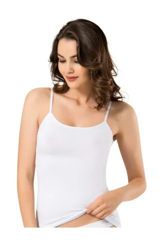 Namaldı Nmkdw003 12 Adet Beyaz Renk İp Askılı Atlet